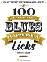 Hal Leonard Corporation 100 Authentic BLUES Harmonica Licks + CD