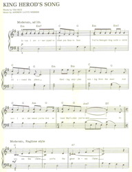 JESUS CHRIST SUPERSTAR      jednoduchá úprava pro piano (plus text &amp; akordy)