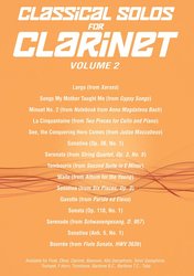 CLASSICAL SOLOS for CLARINET 2 + CD / klarinet a klavír (pdf)