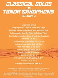 CLASSICAL SOLOS for TENOR SAXOPHONE 2 + Audio Online / tenorový saxofon a klavír (pdf)