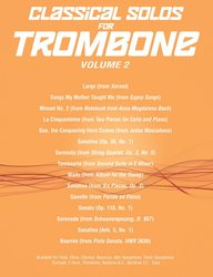 CLASSICAL SOLOS for Trombone 2 + CD / pozoun a klavír (PDF)