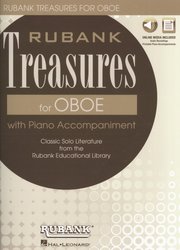 Rubank Treasures for Oboe + Audio Online / hoboj + klavír (PDF)
