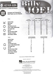 Jazz Play Along 181 - BILLY JOEL (10 Hit Tunes) + CD