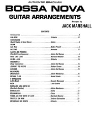 BRAZILIAN BOSSA NOVA - GUITAR ARRANGEMENTS / kytara