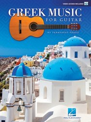 Hal Leonard Corporation GREEK MUSIC for guitar + Video Online / kytara + tabulatura