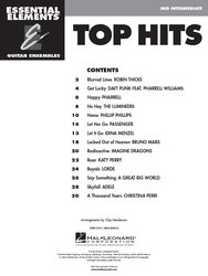 Essential Elements: TOP HITS / kytarový soubor - 14 populárních písní