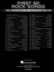 First 50 Rock Songs You Should Play on Electric Guitar / Prvních 50 rockových písní, které byste měli hrát na elektrickou kytaru