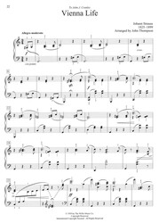 WALTZES - 6 krásných aranžmá Johna Thompsona pro středně pokročilé klavíristy
