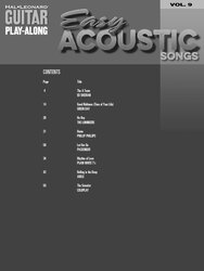 Guitar Play Along 9 - EASY ACOUSTIC SONGS + Audio Online