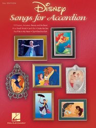 Hal Leonard Corporation Disney Songs for Accordion (3rd edition) / 13 pohádkových melodií pro akordeon