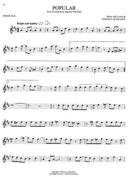 101 Broadway Songs for Tenor sax / 101 muzikálových melodií pro tenorový saxofon