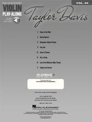 Violin Play-Along 65 - TAYLOR DAVIS + Audio Online / housle
