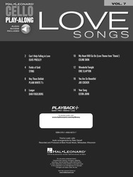 Cello Play-Along 7 - LOVE SONGS + Audio Online