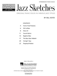 JAZZ SKETCHES by Bill Boyd / sólo klavír