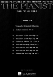 THE PIANIST - 9 pieces by Frédéric Chopin