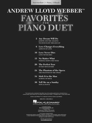 FAVORITES for PIANO DUET - Andrew Lloyd Webber / 1 klavír 4 ruce