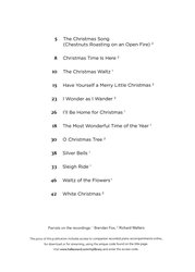 CHRISTMAS SONGS for Classical Players + Audio Online / housle a klavír