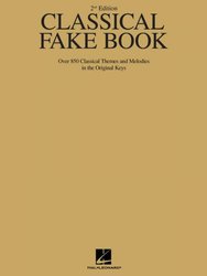 CLASSICAL FAKE BOOK (2nd Edition) - Over 850 Classical Themes and Melodies - melodie/akord