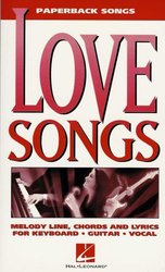 Paperback Songs - LOVE SONGS   vocal / chord