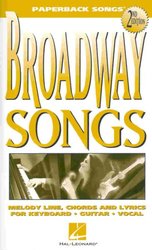 Hal Leonard Corporation Paperback Songs - BROADWAY SONGS 2nd edition    vocal / chord