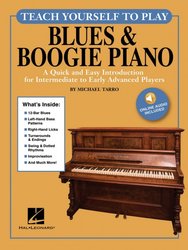 BLUES &amp; BOOGIE PIANO + Audio Online / učebnice pro mírně pokročilé samouky