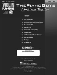 Violin Play-Along 74 - The Piano Guys: Christmas Together + Audio Online / housle