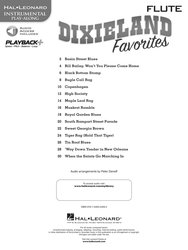 DIXIELAND Favorites + Audio Online / příčná flétna