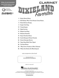 DIXIELAND Favorites + Audio Online / klarinet