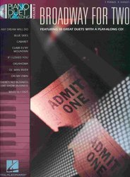 Hal Leonard Corporation PIANO DUET PLAY-ALONG 3 - BROADWAY FOR TWO + CD