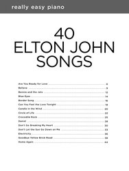 Really Easy Piano - 40 ELTON JOHN SONGS / zpěvník velkých hitů