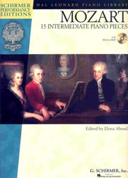 MOZART - 15 intermediate piano pieces + Audio Online