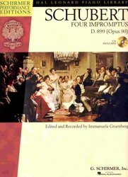 SCHUBERT - Four Impromptus D.899 (Opus 90) + Audio Online / sólo klavír