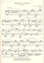 BEETHOVEN - For Elise &amp; Other Bagatelles + Audio Online / sólo klavír
