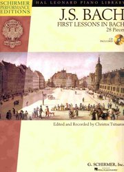 J.S.BACH - First Lesson in Bach (28 pieces) + Audio Online / sólo klavír