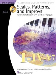 SCALES, PATTERNS AND IMPROVS 2 + Audio Online / piano