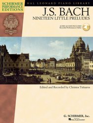 J.S.BACH - Nineteen Little Preludes (19 malých preludií) + Audio Online / sólo klavír