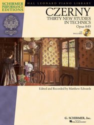 CZERNY, Op. 849 - Průprava zběhlosti (30 New Studies in Technics) + Audio Online / klavír