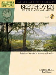 BEETHOVEN - Easier Piano Variations + CD / sólo klavír