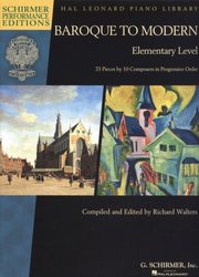 Baroque to Modern: Elementary Level / velmi jednoduché skladby pro klavír