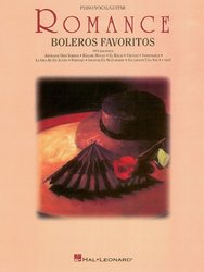 ROMANCE Boleros Favoritos - klavír / zpěv / kytara