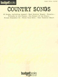 Hal Leonard Corporation BUDGETBOOKS - COUNTRY SONGS  klavír/zpěv/kytara