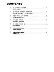 STRIDE &amp; SWING PIANO + Audio Online  the instructional book / klavír