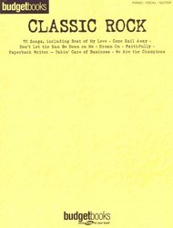 Hal Leonard Corporation BUDGETBOOKS - CLASSIC ROCK   klavír/zpěv/kytara