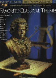 Hal Leonard Corporation EASY PIANO 2 - FAVORITE CLASSICAL THEMES + CD