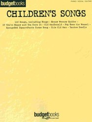 BUDGETBOOKS - CHILDREN&apos;S SONGS klavír/zpěv/kytara
