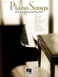 PIANO SONGS - 41 Favorite Selections for Piano Solo / klavír