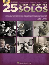 25 Great Trumpet Solos + Audio Online / notové přepisy sól * životopisy * fotografie