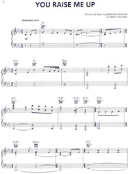 YOU RAISE ME UP klavír/zpěv/kytara