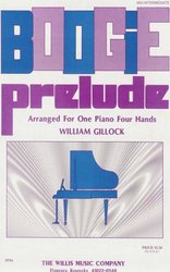 The Willis Music Company GILLOCK - BOOGIE PRELUDE  piano duet