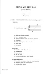 Piano All the Way! by William Gillock - Level 3